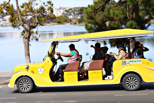 Xe điện du lịch ở Đà Lạt ngừng hoạt động từ ngày 15/2