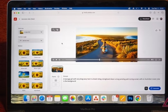 Công nghệ tạo video AI đột phá với Adobe Firefly