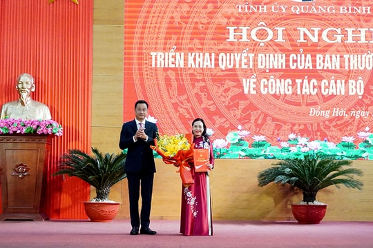 Quảng Bình điều động, chỉ định Bí thư Thành ủy Đồng Hới và Bí thư Thị ủy Ba Đồn