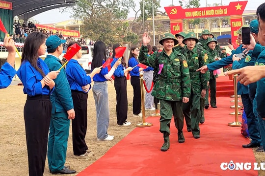 Hải Phòng: Gần 2.900 thanh niên lên đường nhập ngũ