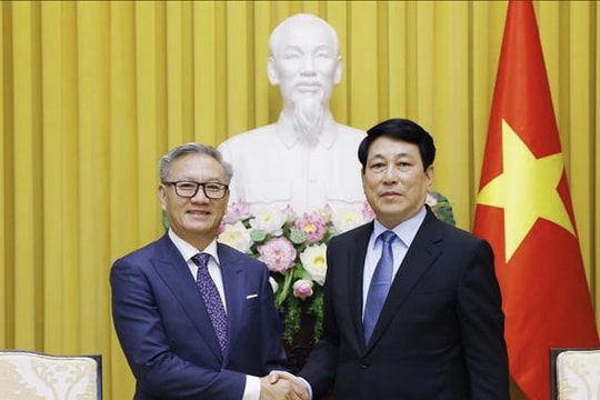 Chủ tịch nước Lương Cường tiếp Bộ trưởng Ngoại giao Lào