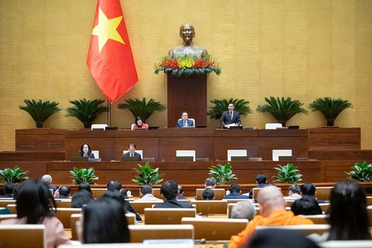 Quốc hội thảo luận ở tổ về Dự án Luật Tổ chức Chính phủ (sửa đổi)