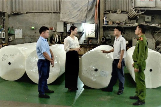Bắc Ninh: 135/137 cơ sở sản xuất giấy trong cụm công nghiệp Phong Khê tạm dừng hoạt động