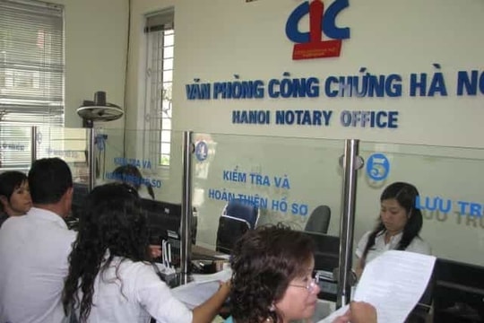 Không được sử dụng nhà chung cư có mục đích để ở làm trụ sở phòng công chứng