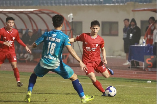 Nhâm Mạnh Dũng toả sáng, Thể Công Viettel thoát thua trước Đà Nẵng