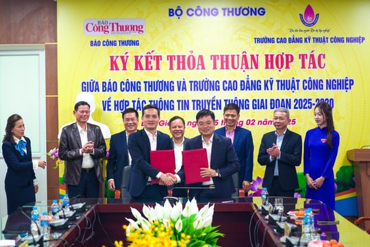 Báo Công thương ký kết hợp tác, nâng cao chất lượng tuyên truyền