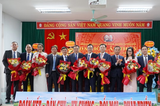 Đại hội Đảng bộ Bệnh viện Đa khoa huyện Tuyên Hóa lần V, nhiệm kỳ 2025-2030