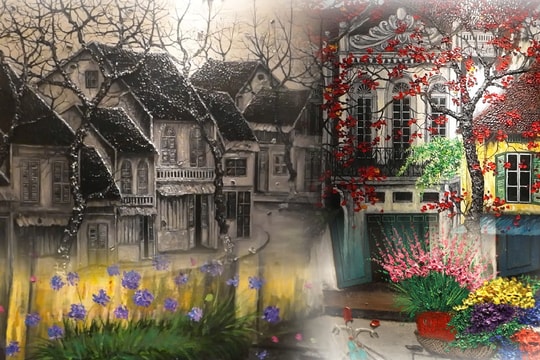 Chạm vào ký ức Hà Nội qua những nét vẽ