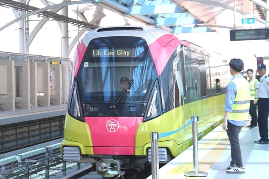 Metro Nhổn - ga Hà Nội đã phục vụ gần 3,4 triệu khách