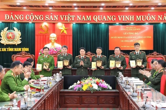 13 lãnh đạo Công an cấp phòng, huyện ở Nam Đinh xin nghỉ hưu trước tuổi