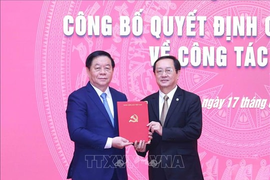 Điều động Bộ trưởng Bộ KH&CN Huỳnh Thành Đạt giữ chức Phó Trưởng Ban Tuyên giáo và Dân vận Trung ương