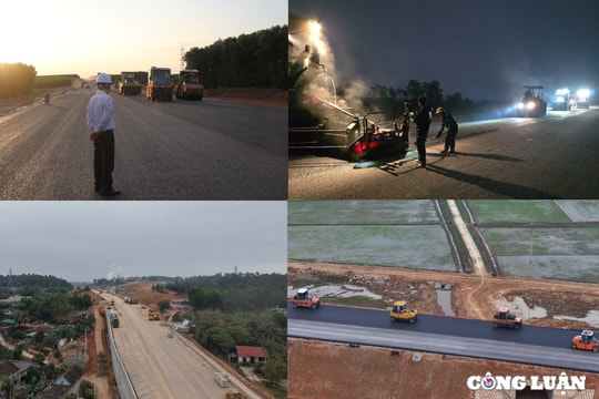 Ngày đêm thi công cao tốc Bắc - Nam để thông xe dịp 30/4 - 1/5