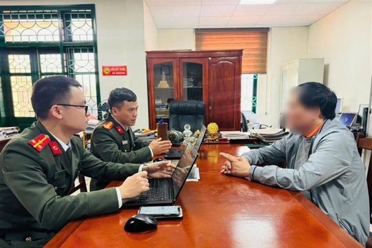 Công an làm việc với hội nhóm zalo báo chốt Cảnh sát giao thông