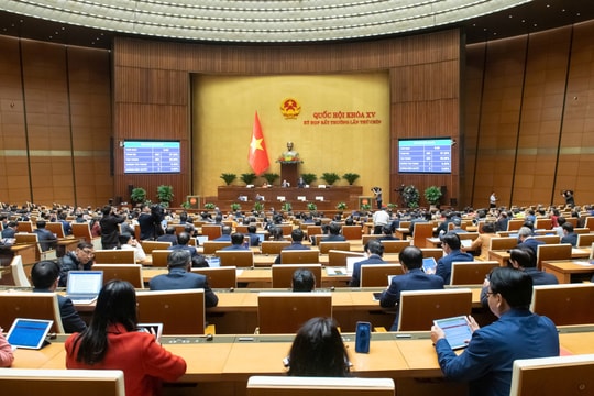 Quốc hội thông qua Nghị quyết về cơ cấu tổ chức của Chính phủ