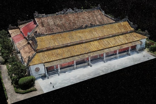 Huế thực hiện số hóa toàn bộ di tích Điện Thái Hòa