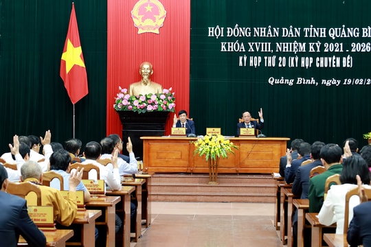 Quảng Bình sắp xếp lại bộ máy hành chính, giảm 35% cơ quan chuyên môn