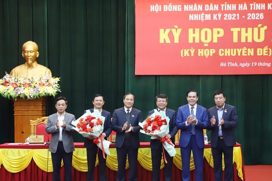 Ông Dương Tất Thắng được bầu giữ chức Phó Chủ tịch UBND tỉnh Hà Tĩnh