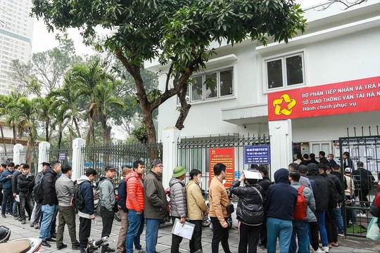 Chưa chuyển giao cấp đổi giấy phép lái xe từ 19/2