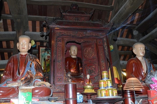 Bộ tượng Tam tổ Trúc Lâm chùa Vĩnh Nghiêm là bảo vật quốc gia