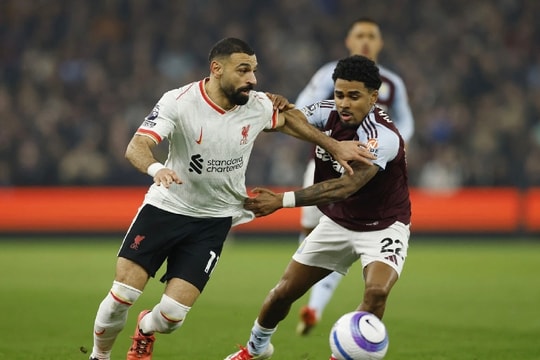 Salah ghi bàn, Liverpool giành 1 điểm nhọc nhằn trước Aston Villa