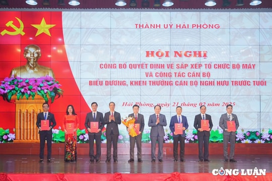 Hải Phòng: Bổ nhiệm nhiều lãnh đạo sở, ngành sau hợp nhất