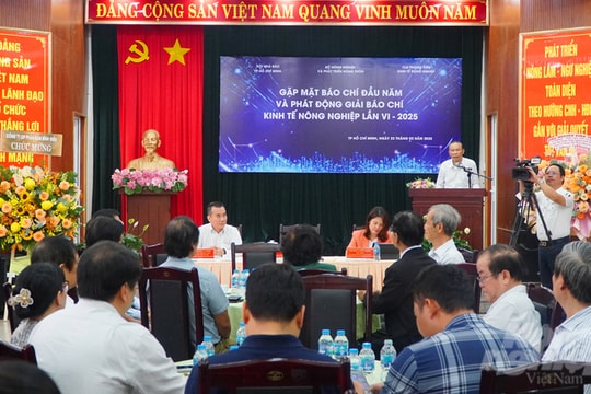 Phát động Giải Báo chí Kinh tế Nông nghiệp lần VI năm 2025