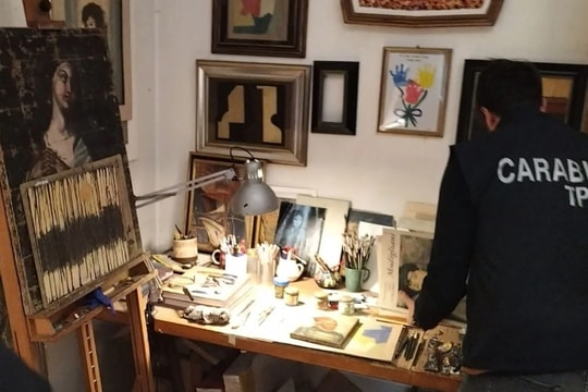 Phát hiện nơi làm giả tranh Picasso và Rembrandt tại Ý