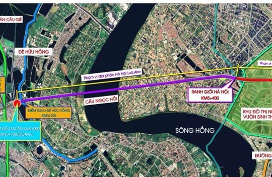 Hà Nội đề xuất làm cơ quan chủ quản dự án cầu Ngọc Hồi nối Hưng Yên