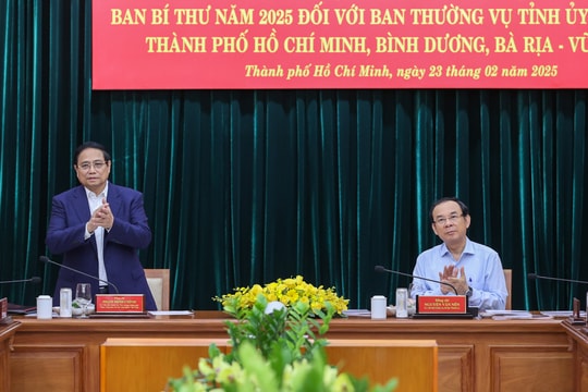 Công bố quyết định kiểm tra của Bộ Chính trị, Ban Bí thư với TPHCM, Bình Dương và Bà Rịa-Vũng Tàu