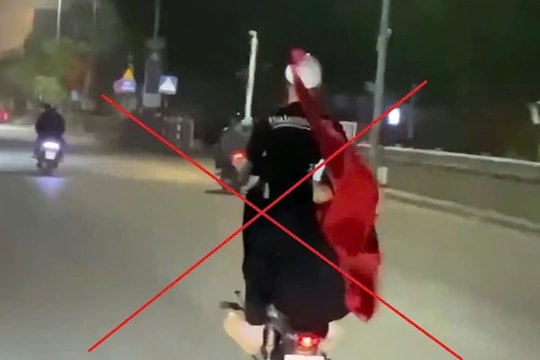 Xác minh, xử lý nam thanh niên 'bốc đầu' xe máy trên đường Lê Duẩn