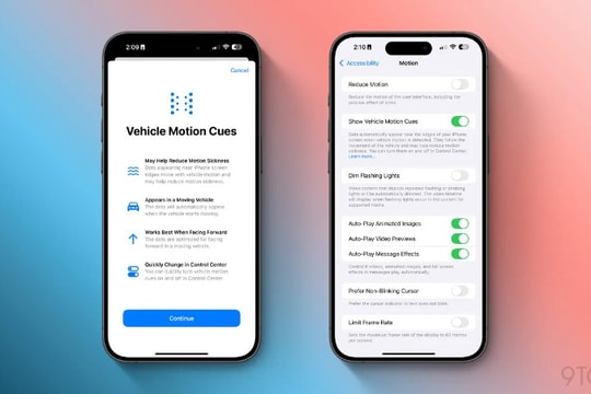 Tính năng chống say xe của Iphone