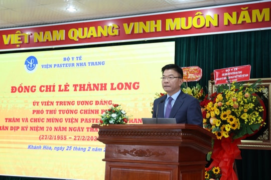 Phó Thủ tướng Lê Thành Long: Dành ít nhất 30% ngân sách y tế cho y tế dự phòng