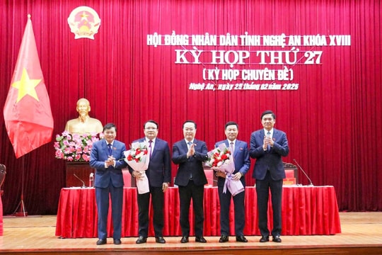 Nghệ An bầu bổ sung hai Phó Chủ tịch UBND tỉnh nhiệm kỳ 2021-2026
