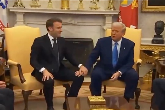 Tổng thống Pháp đến Nhà Trắng đàm phán với ông Trump về Ukraine