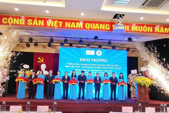 Bệnh viện TKV và Bệnh viện Đại học Y Hà Nội khai trương Phòng khám và Khoa tim mạch