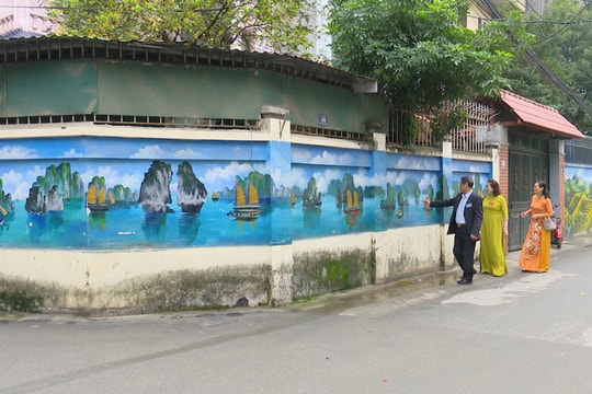 Biến điểm tập kết rác thải thành không gian nghệ thuật