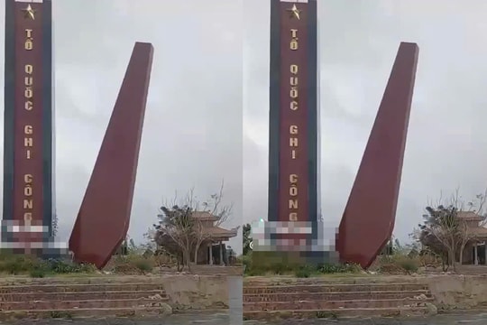 Gia Lai: Lùm xùm vụ kỳ đài tưởng niệm ngã đổ