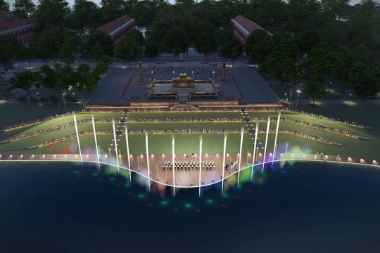 Huế dựng sân khấu 30 tỷ trên mặt sông Hương để tổ chức các sự kiện lớn năm 2025