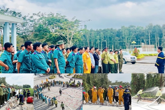 PV GAS CA MAU đạt giải Nhất cuộc thi Phòng cháy chữa cháy rừng năm 2025