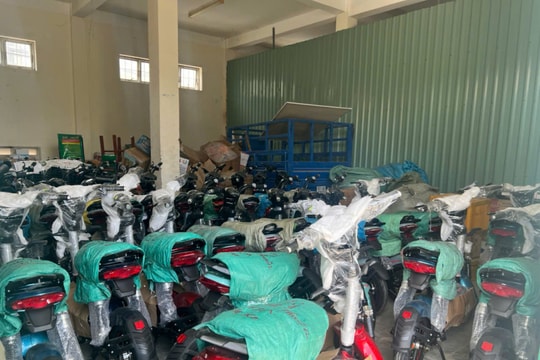 TP HCM tạm giữ hơn 8.200 phụ tùng 'lậu' xe đạp điện