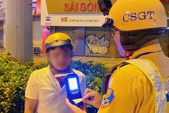 TP Hồ Chí Minh: 2 tháng, xử lý gần 30.000 trường hợp vi phạm nồng độ cồn