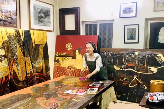 Hành trình 20 năm của nữ hoạ sĩ tài hoa qua triển lãm 'Nét son'
