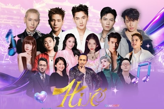 'Huế - Mega Booming' quy tụ dàn nghệ sĩ tên tuổi của làng nhạc Việt