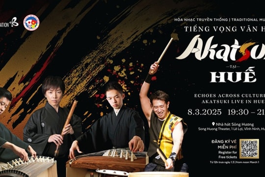 Nhóm nhạc Nhật Bản Akatsuki trình diễn tại Huế