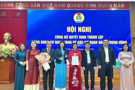 Ra mắt Ban Chấp hành Công đoàn Cơ quan Đảng ủy các cơ quan Đảng Trung ương