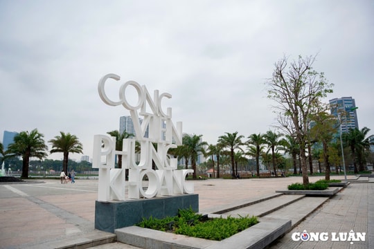 Không gian xanh của công viên Phùng Khoang sau một tháng đi vào hoạt động