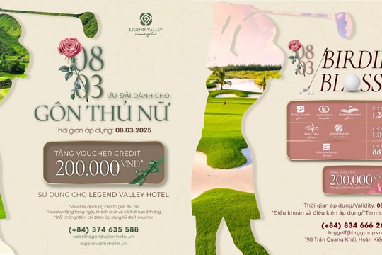 Khách sạn Legend Valley chào đón phái đẹp dịp 8/3 tới với Hà Nam