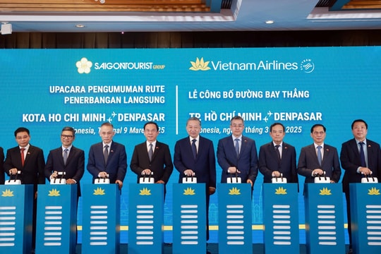 Vietnam Airlines công bố mở đường bay thẳng TP. Hồ Chí Minh - Denpasar
