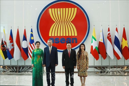 Tổng Bí thư Tô Lâm thăm Ban Thư ký ASEAN