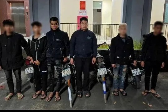 Tạm giữ nhóm đối tượng đuổi đánh, chém người đi đường trên đèo Hải Vân